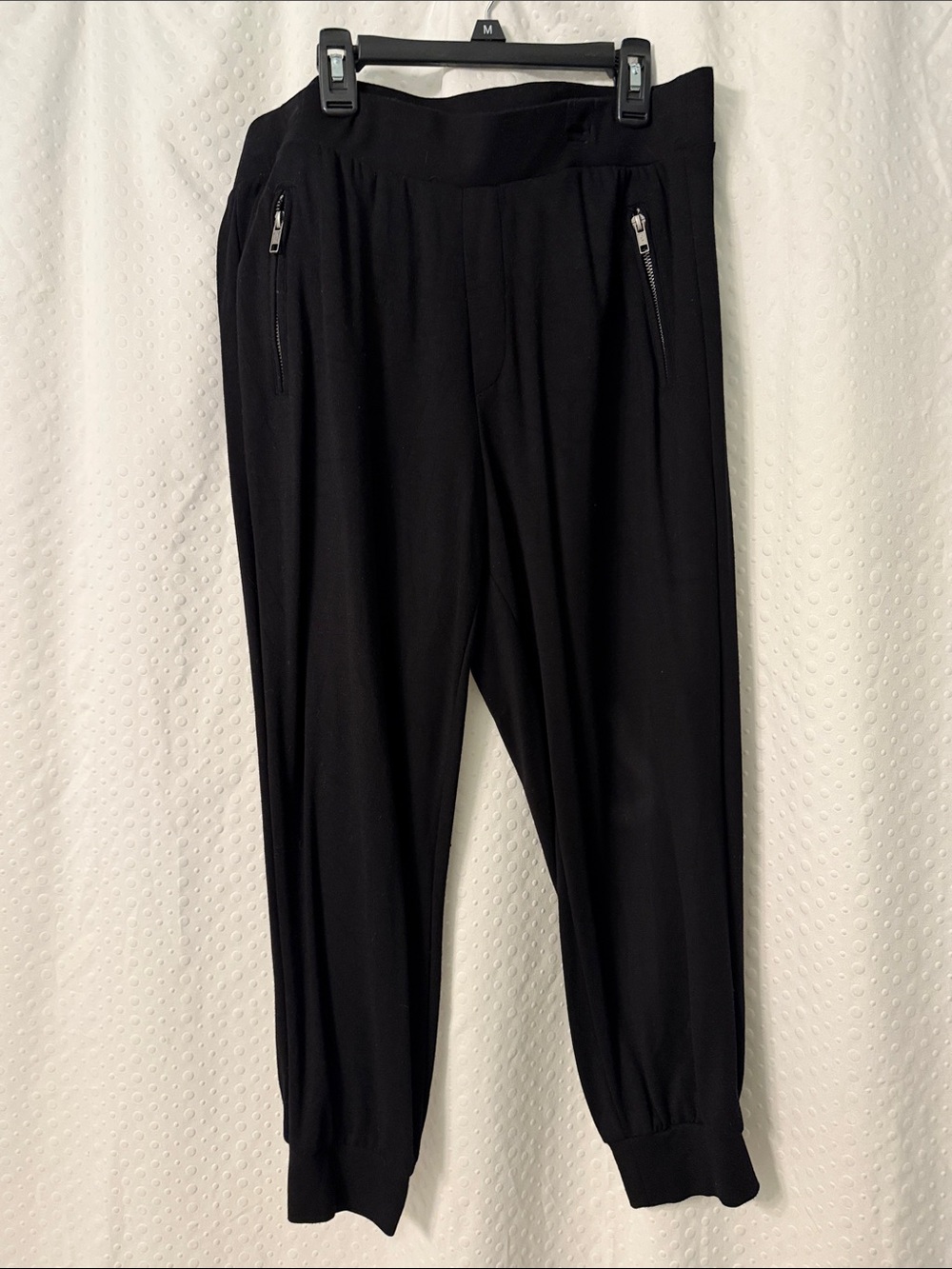 torrid Black Zip-Pocket Jogger Pants
